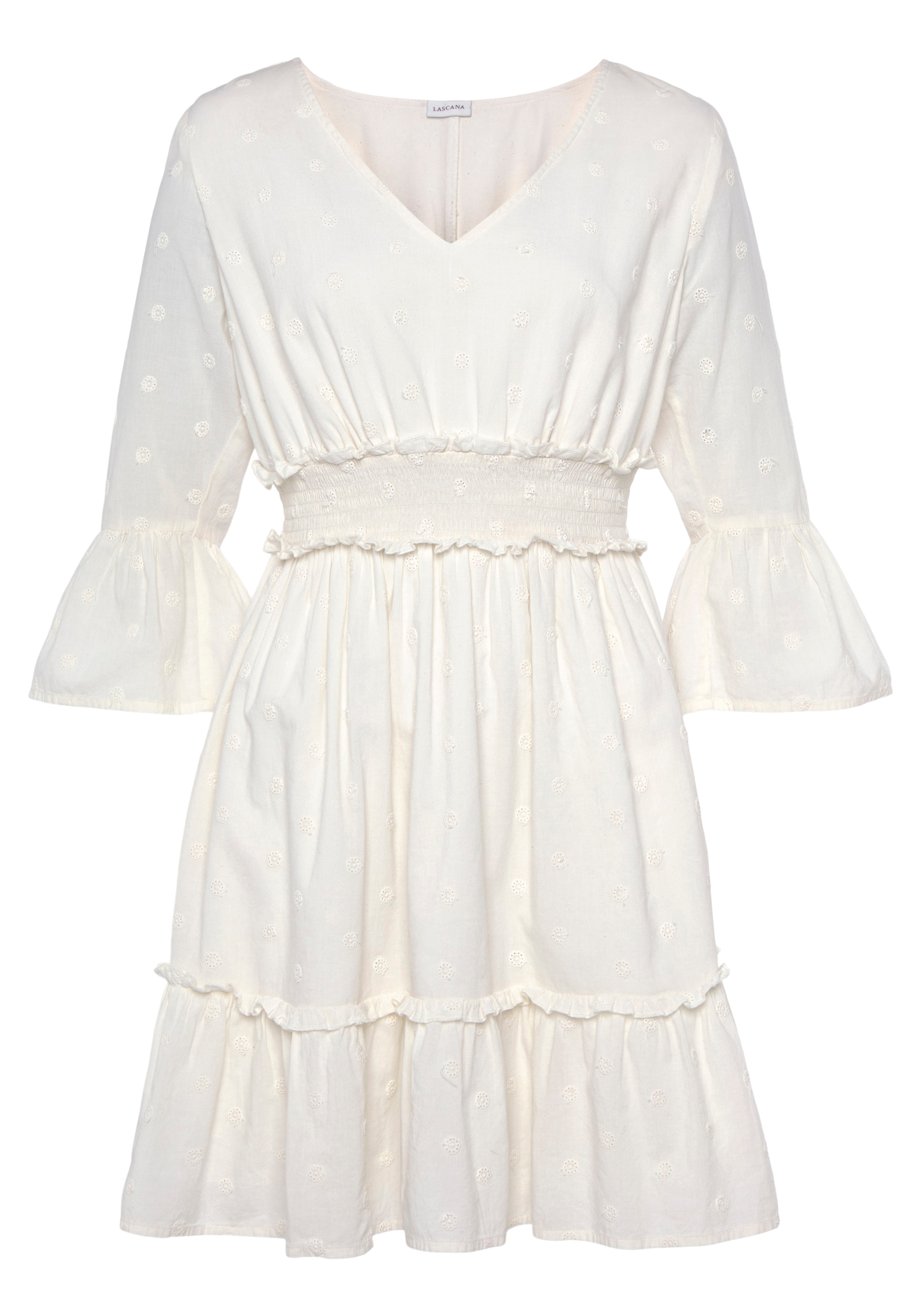 Robe LASCANA en blanc : devant