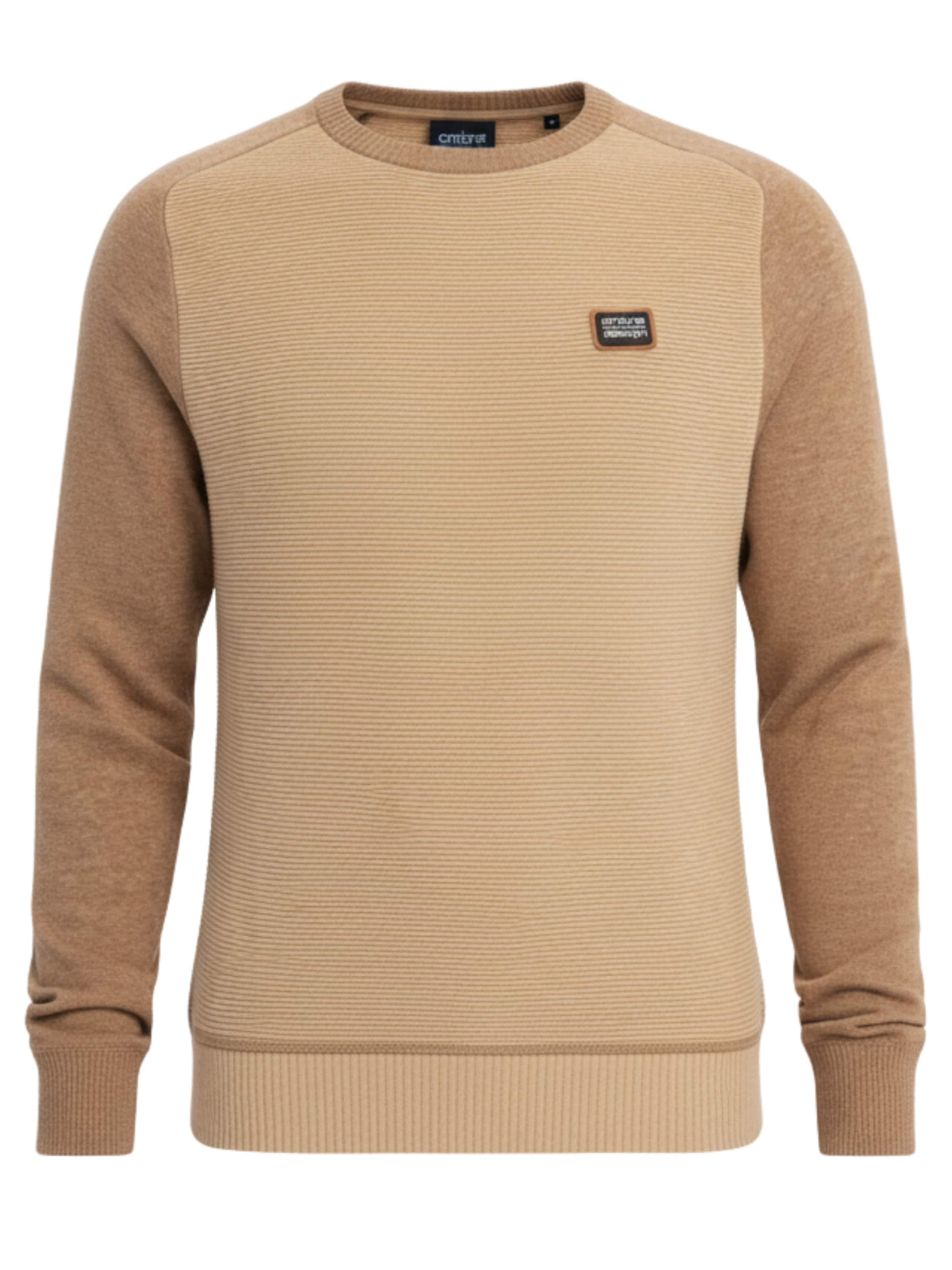 Ombre Sweater 'OM-SWSW-0121' in Sand / Cappuccino, Item view