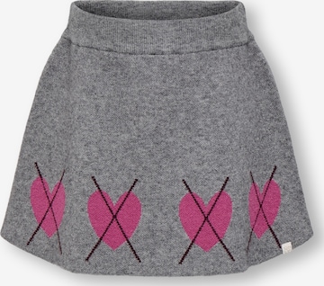 Jupe 'KMGHARLI' Only Mini en gris : devant