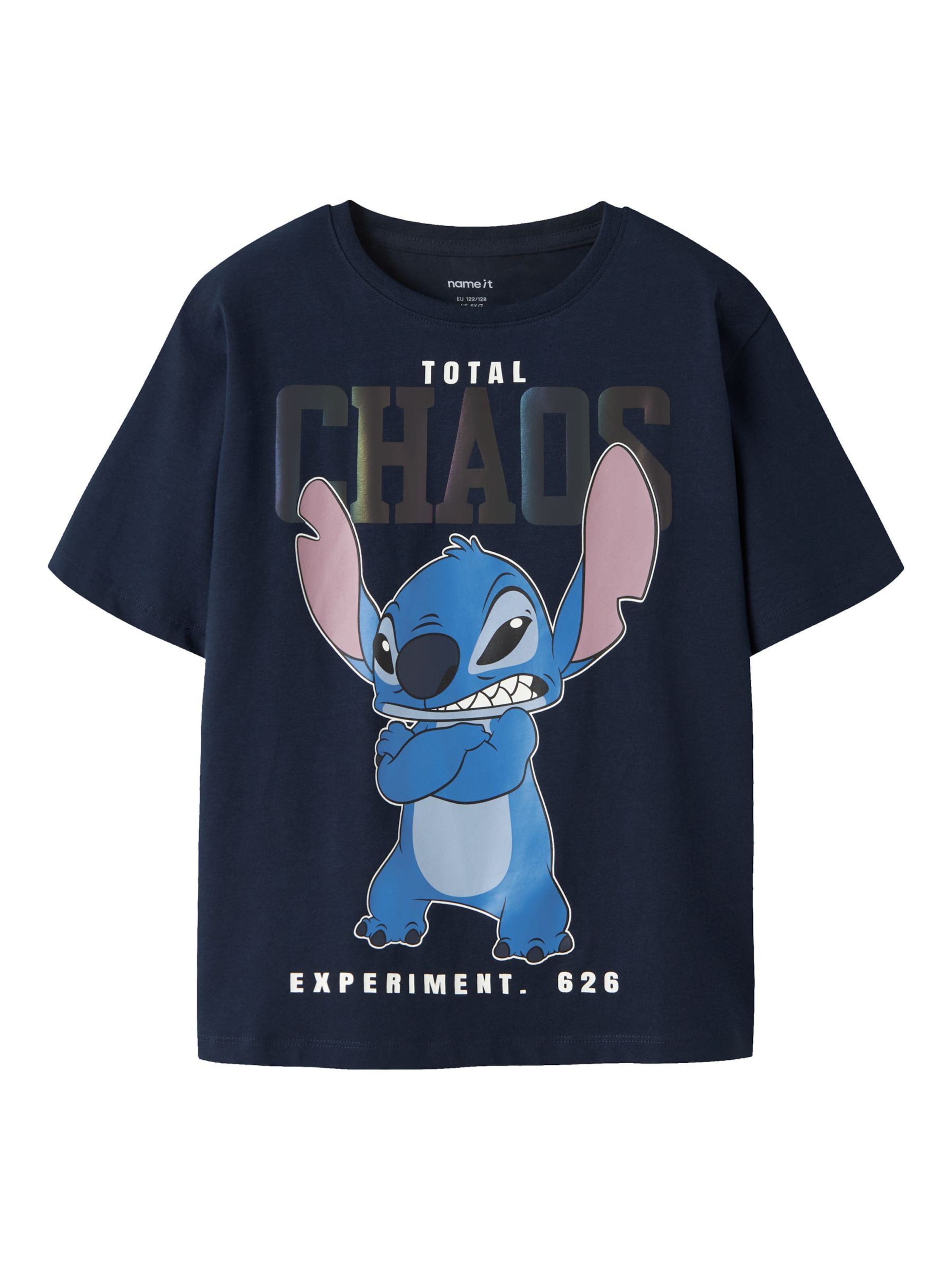 NAME IT Shirt 'Stitch' in Blue: front