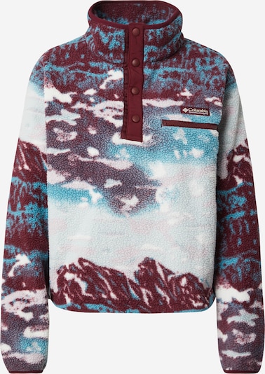 COLUMBIA Sportski pulover 'Helvetia™ II' u nebesko plava / bordo / bijela, Pregled proizvoda