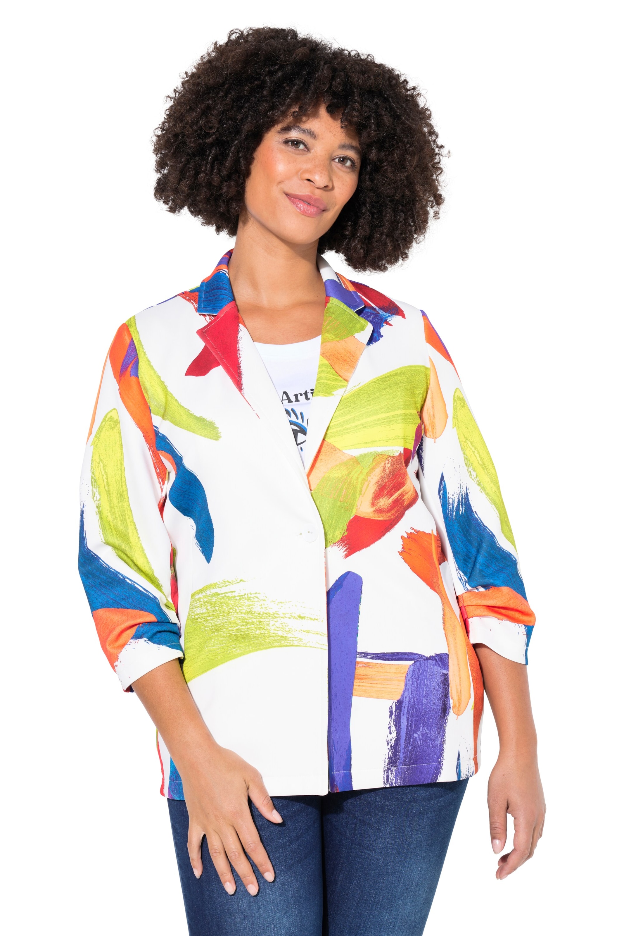 Angel of Style Blazer in Weiß: Vorderseite