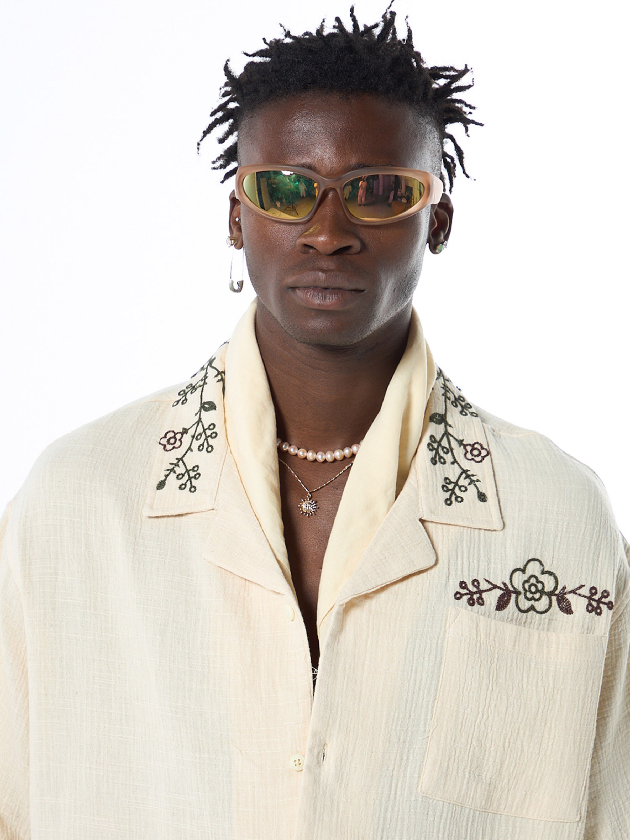 VAMOS CLO Comfort fit Overhemd in Wit