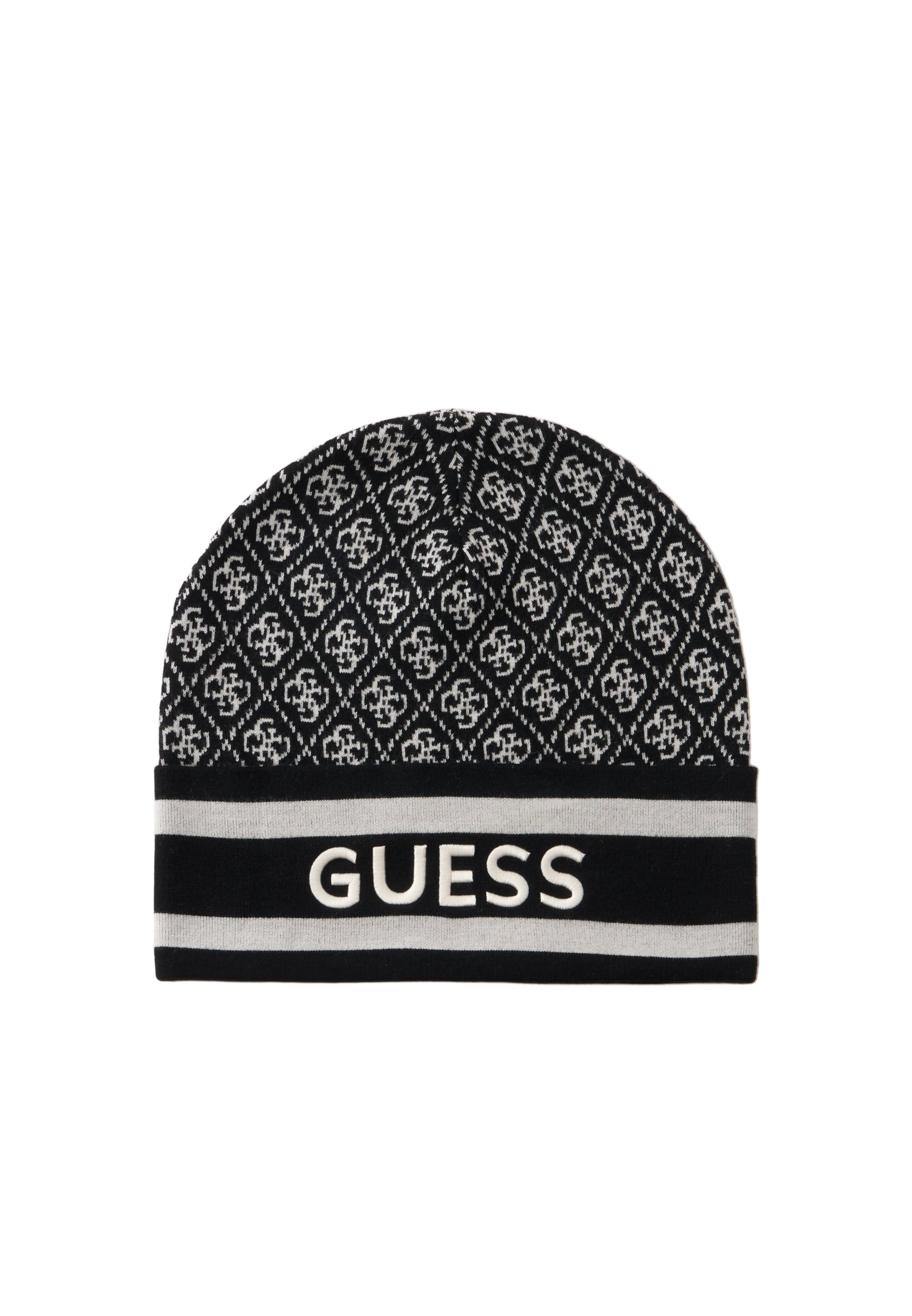 GUESS Mütze 'SEVYN' in Schwarz: Vorderseite