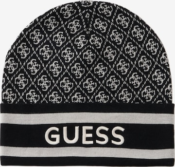GUESS Mütze 'SEVYN' in Schwarz: Vorderseite