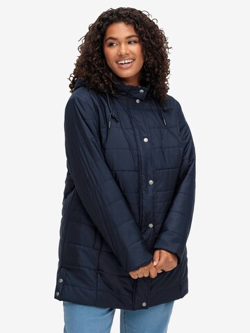 SHEEGO Winter Jacket in Blue: front