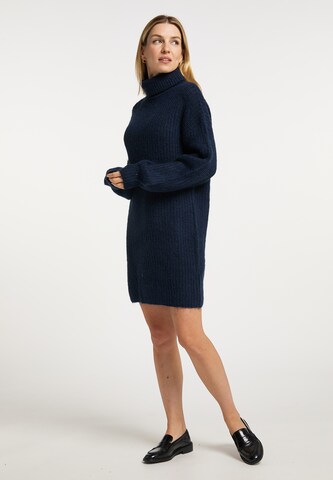 Usha Knitted dress in Blue