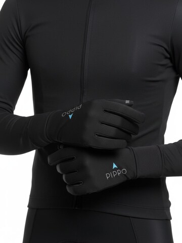 PIPPO Amsterdam Sports gloves 'PIPPO Rennrad Handschuhe' in Black