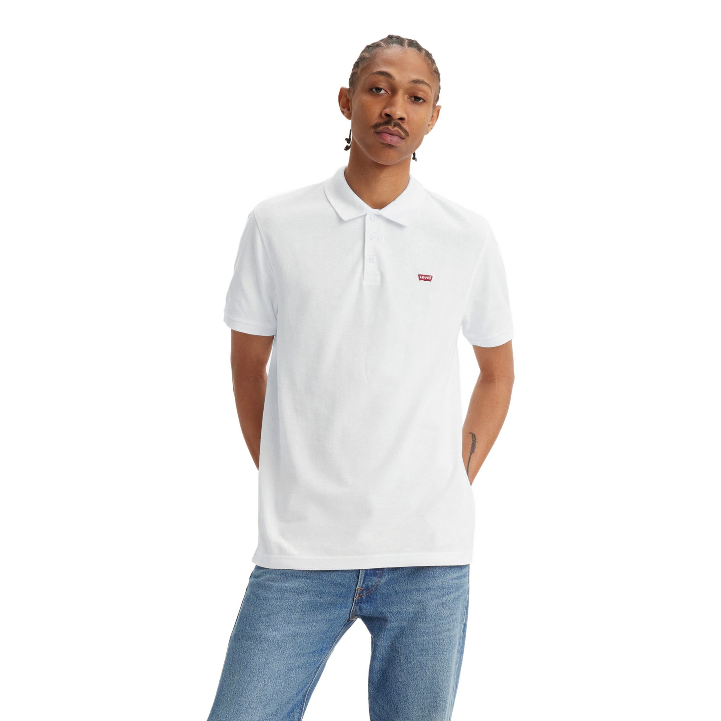 T-Shirt LEVI'S ® en blanc : devant