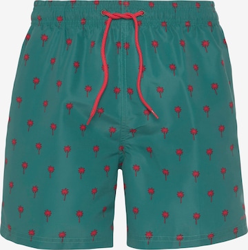 Shorts de bain s.Oliver en vert : devant