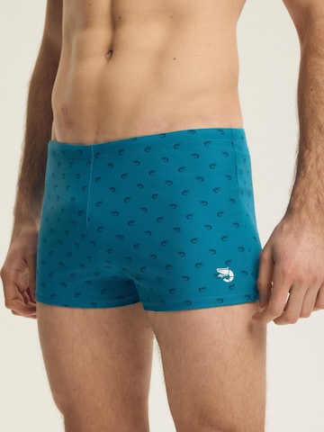 Henderson Swimming shorts 'Leichte Badeboxer aus elastischem Polyamid Mix mit Innenslip Token' in Blue