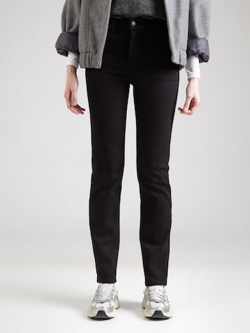 LEVI'S ® Слим фит Дънки '724' в черно: отпред