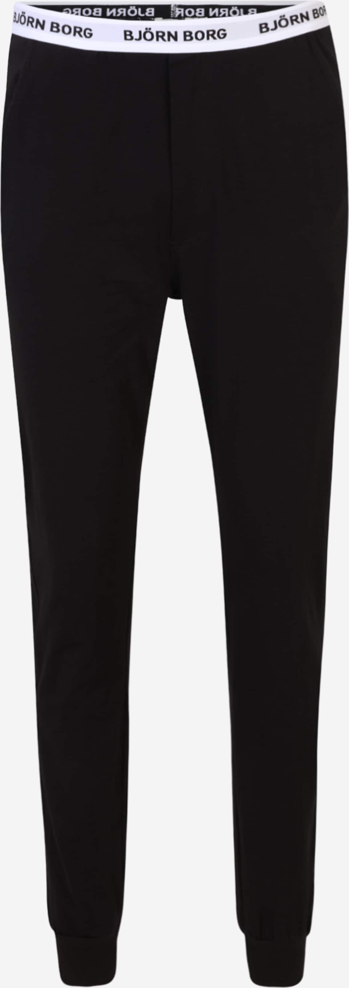 vergaan als humor BJÖRN BORG Regular Workout Pants in Black | ABOUT YOU