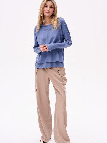 Blue Shadow Blouse in Blue