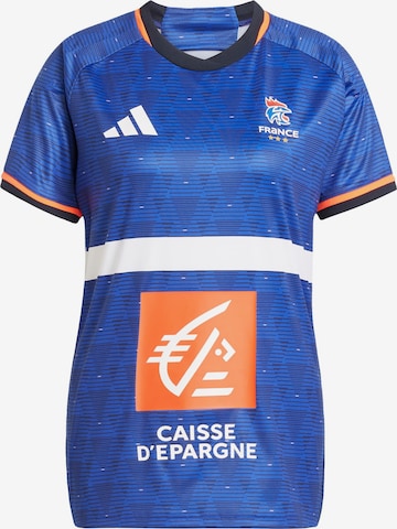 ADIDAS PERFORMANCE - Camiseta de fútbol 'France Handball Replica' en azul: frente