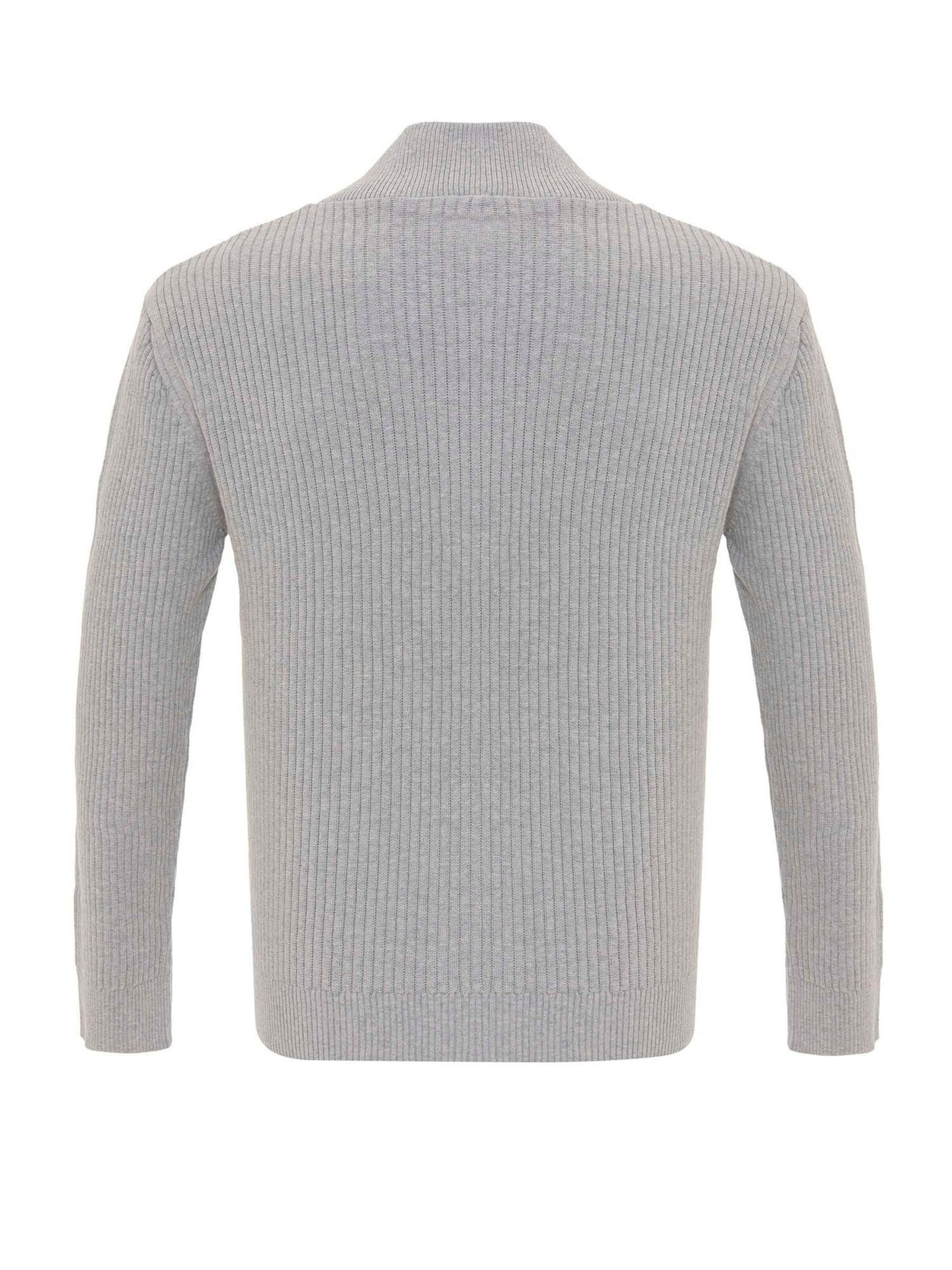 Jacey Quinn Вязаная кофта в Серый