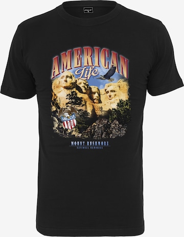 MT Men Shirt 'American Life Mount' in Zwart: voorkant