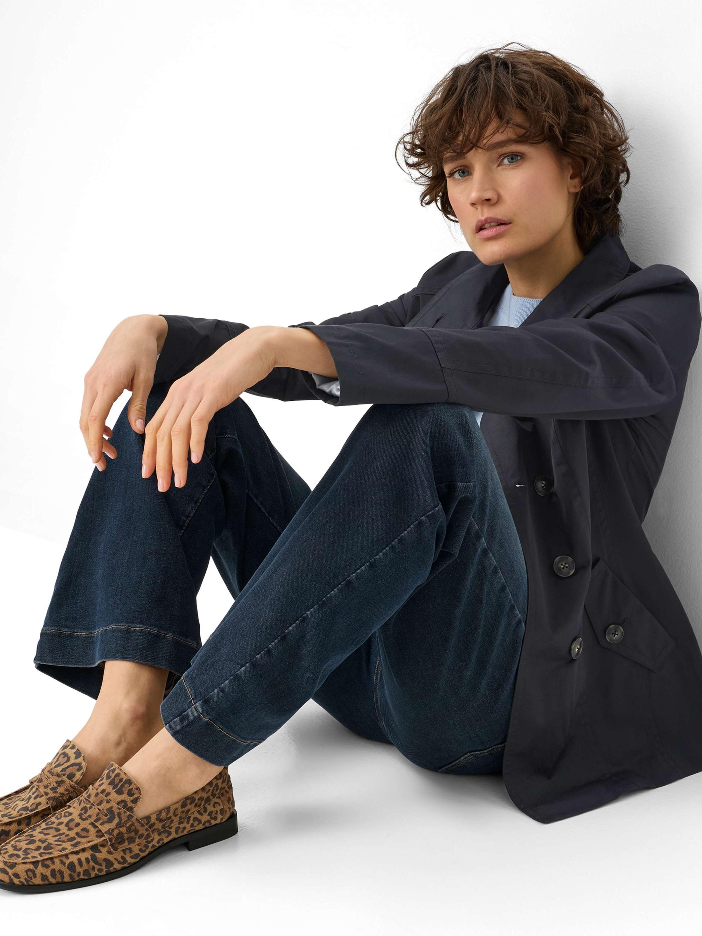 Fuchs Schmitt Between-Seasons Coat 'York' in Blue