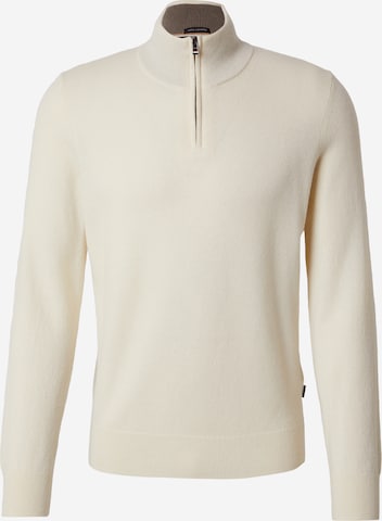 Pull-over 'Hemarlo' BOSS en blanc : devant