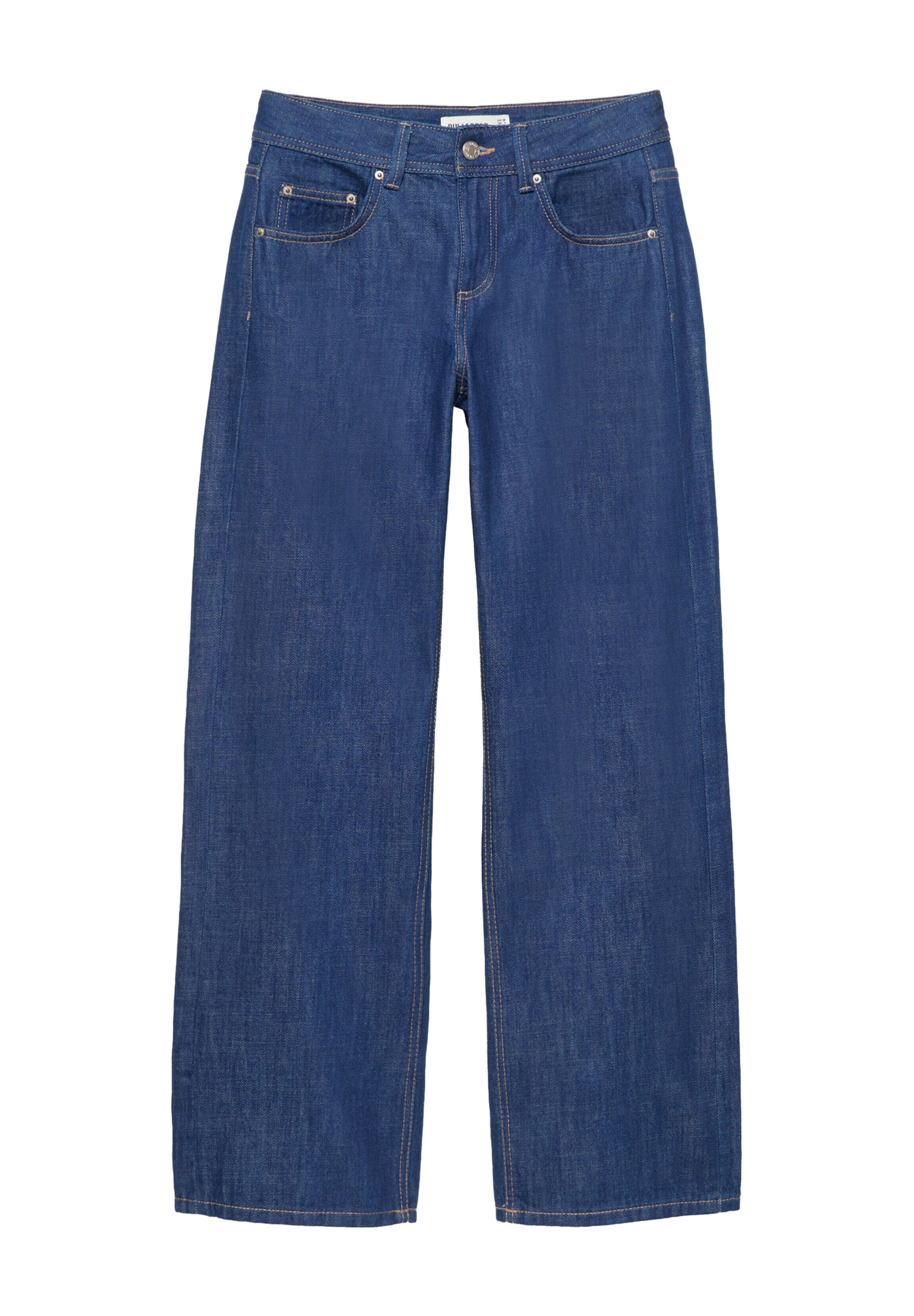 Pull&Bear Loosefit Jeans i blå: forside