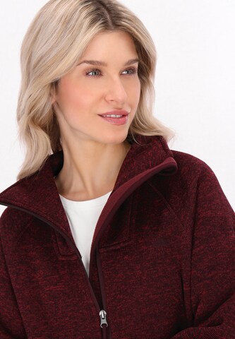 Veste en polaire 'Outwear' Schmuddelwedda en rouge
