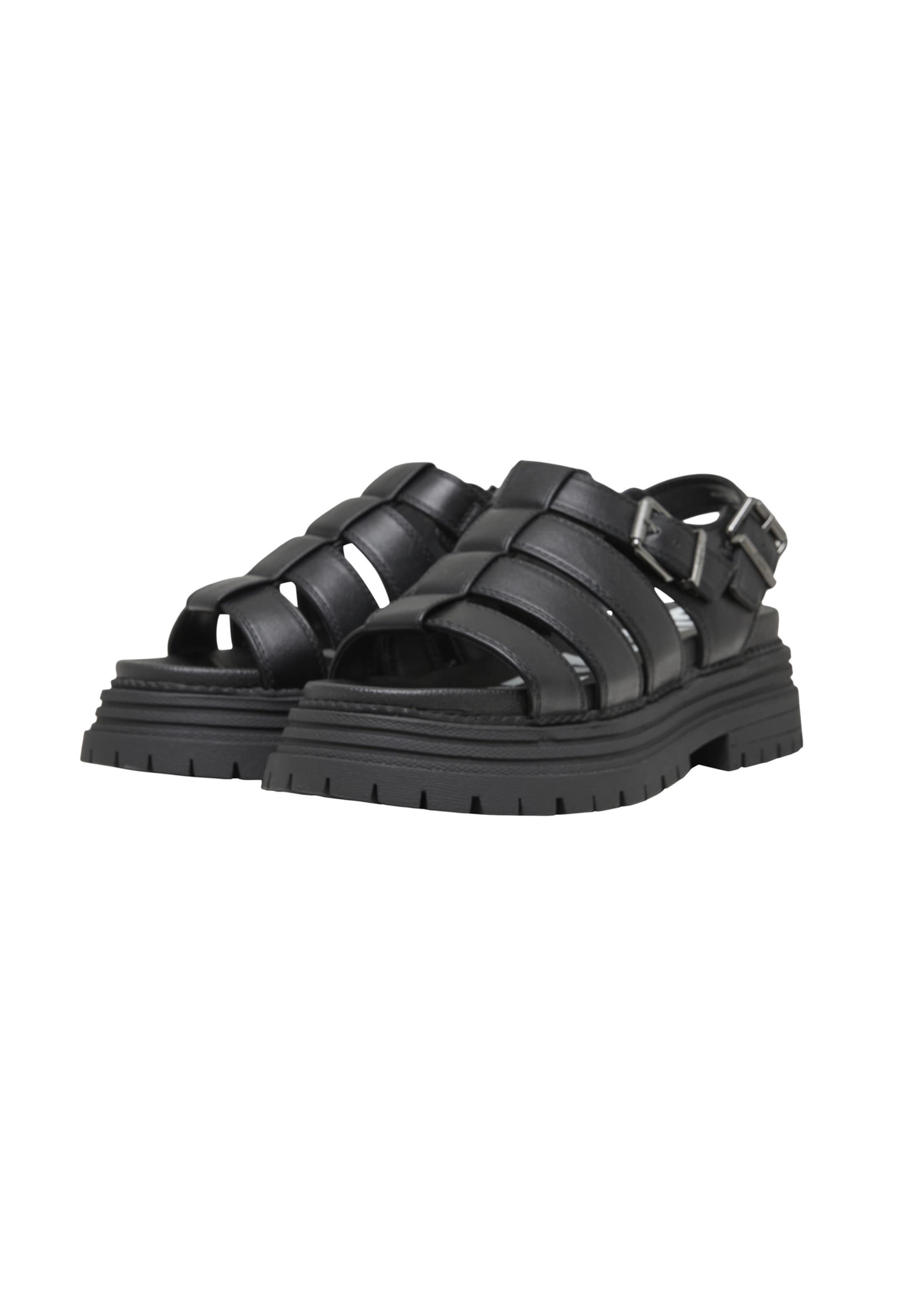BUFFALO - Sandalias 'Lennox Fisher' en negro