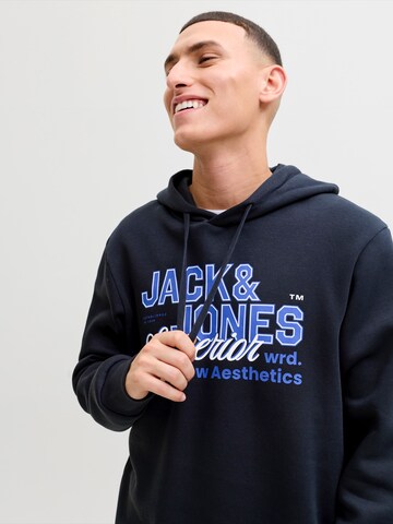 mėlyna JACK & JONES Megztinis be užsegimo