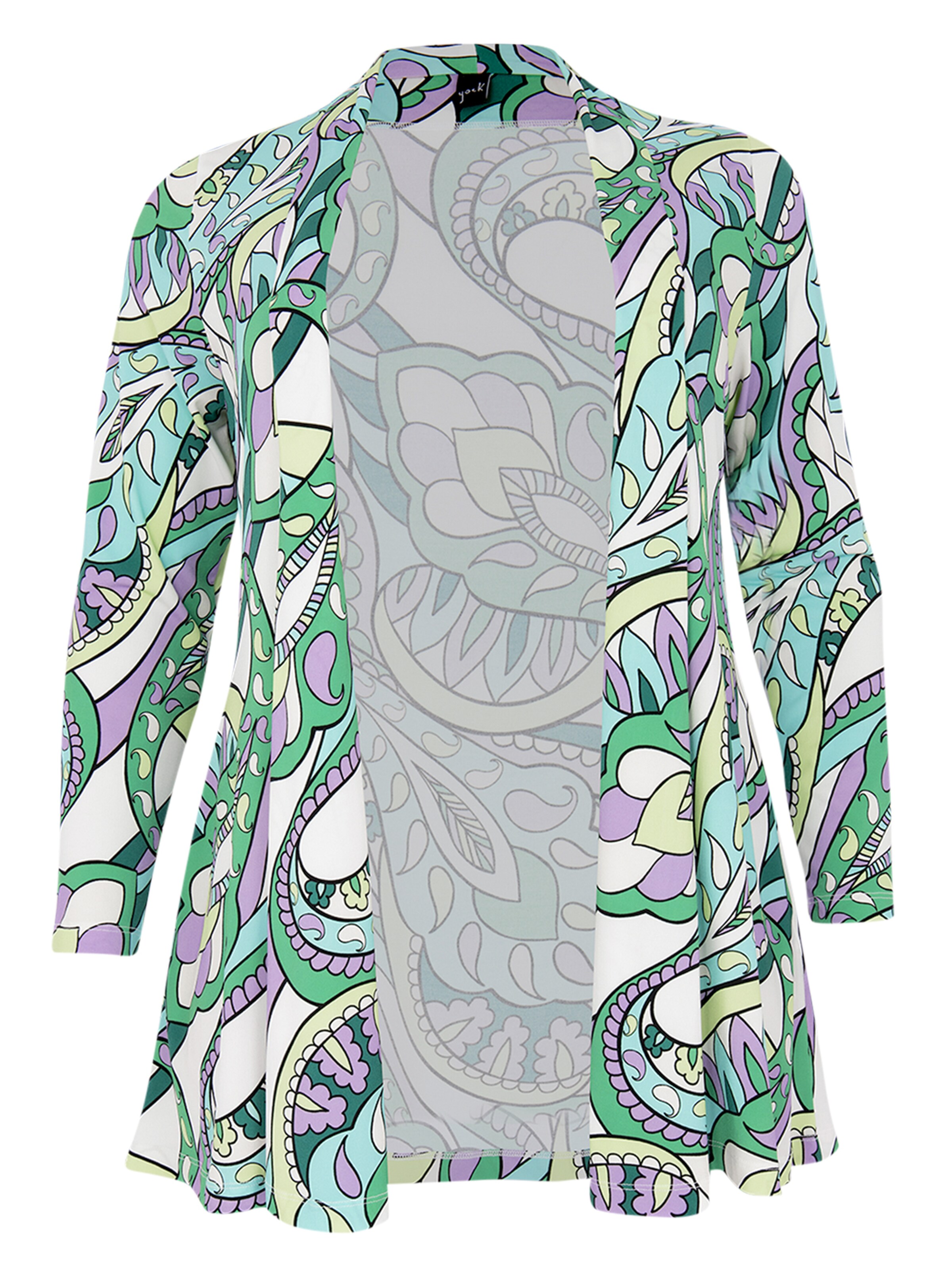 YOEK Gebreid vest in Gemengde kleuren: voorkant