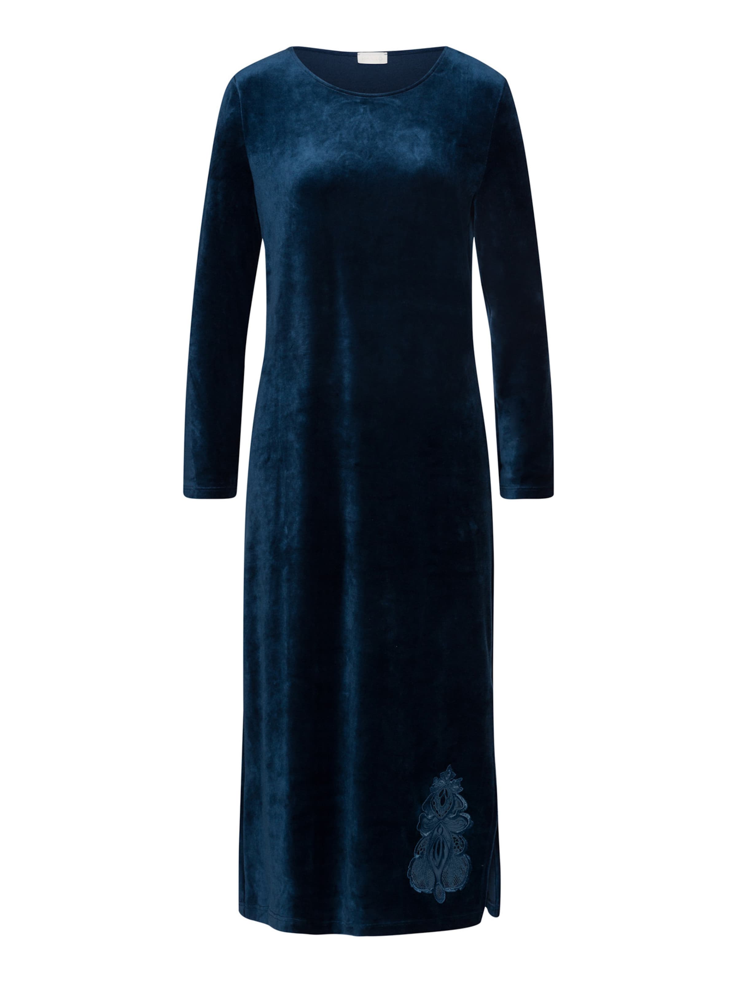Hanro Nachthemd in Blauw: voorkant