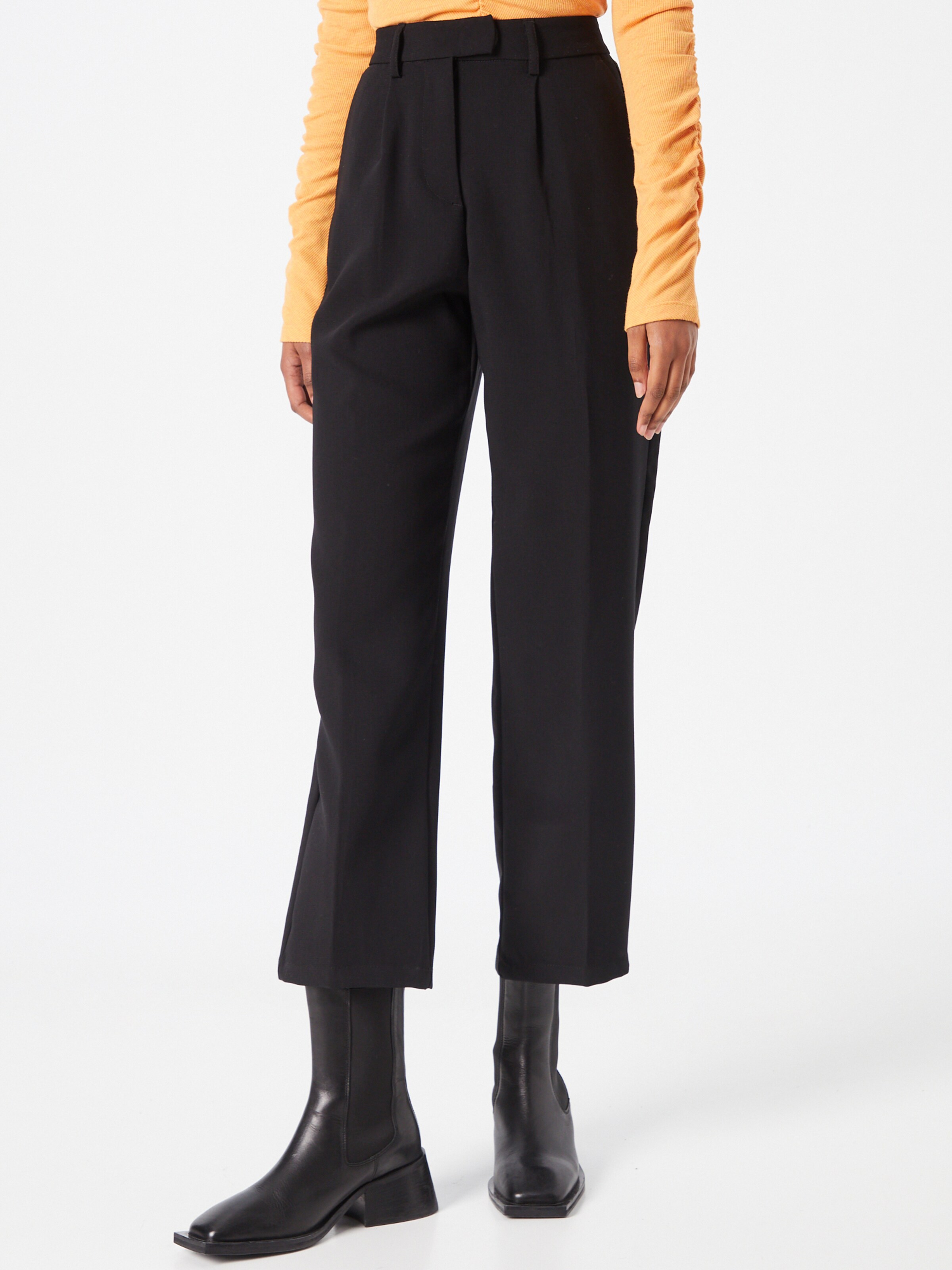 Frauen Hosen ONLY Bundfaltenhose in Schwarz - WO84970 Frauen Hosen ONLY Bundfaltenhose in Schwarz - WO84970