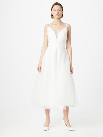 mascara - Vestido de cocktail em branco: frente