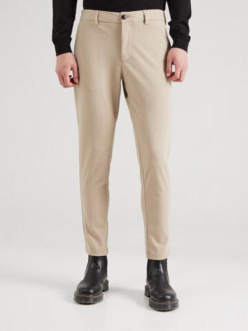 JACK & JONES Slimfit Chino hlače 'JPSTMARCO JJCOOPER' | bež barva: sprednja stran