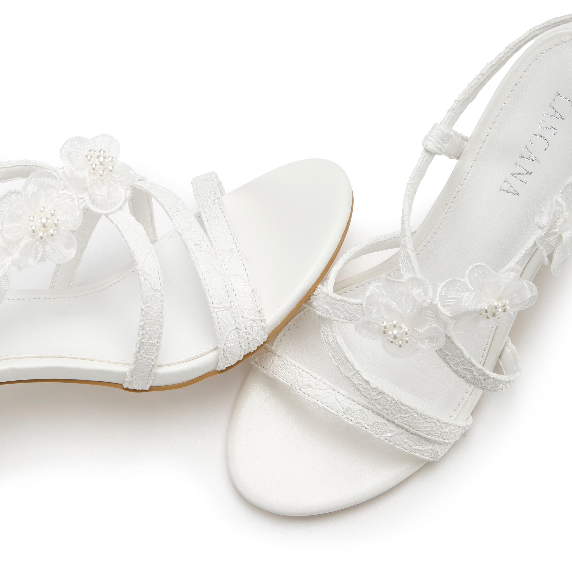 LASCANA Sandals in White