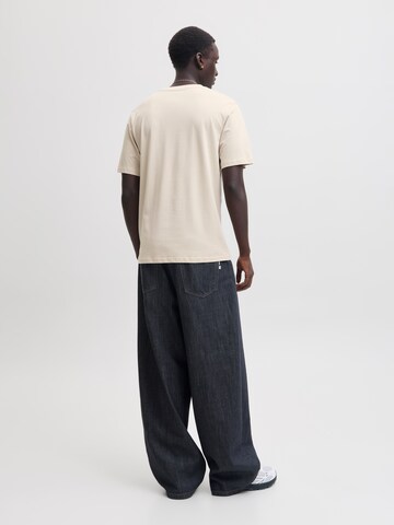JACK & JONES T-Shirt in Beige