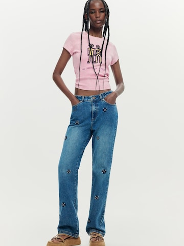 Coupe slim Jean Desigual en bleu