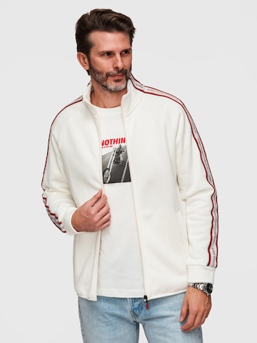 Sweat-shirt Ombre en blanc