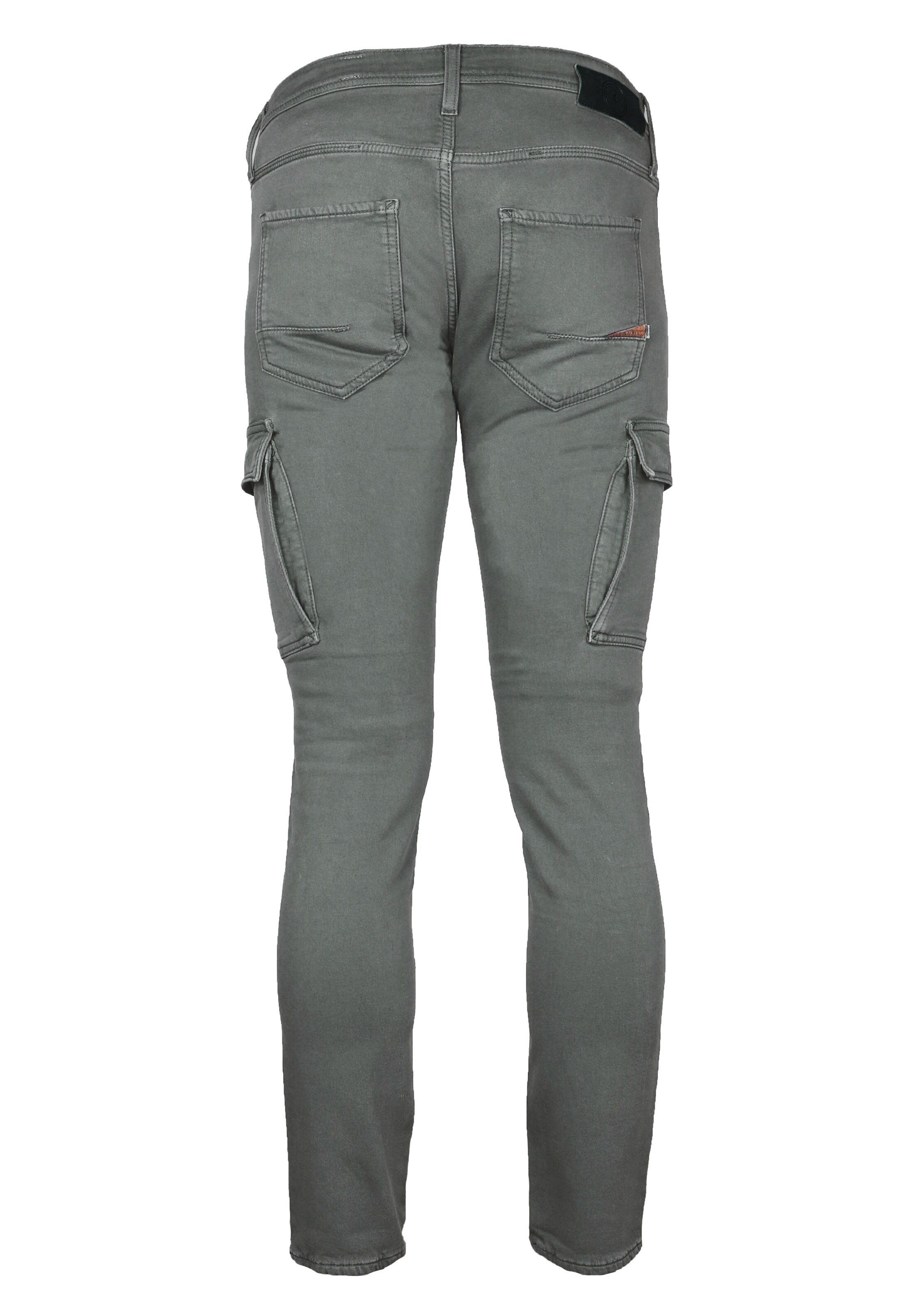 Le Temps Des Cerises Slimfit Cargobroek 'Jogg' in Grijs