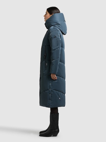 khujo Zimní kabát 'Pulset Shiny' – zelená