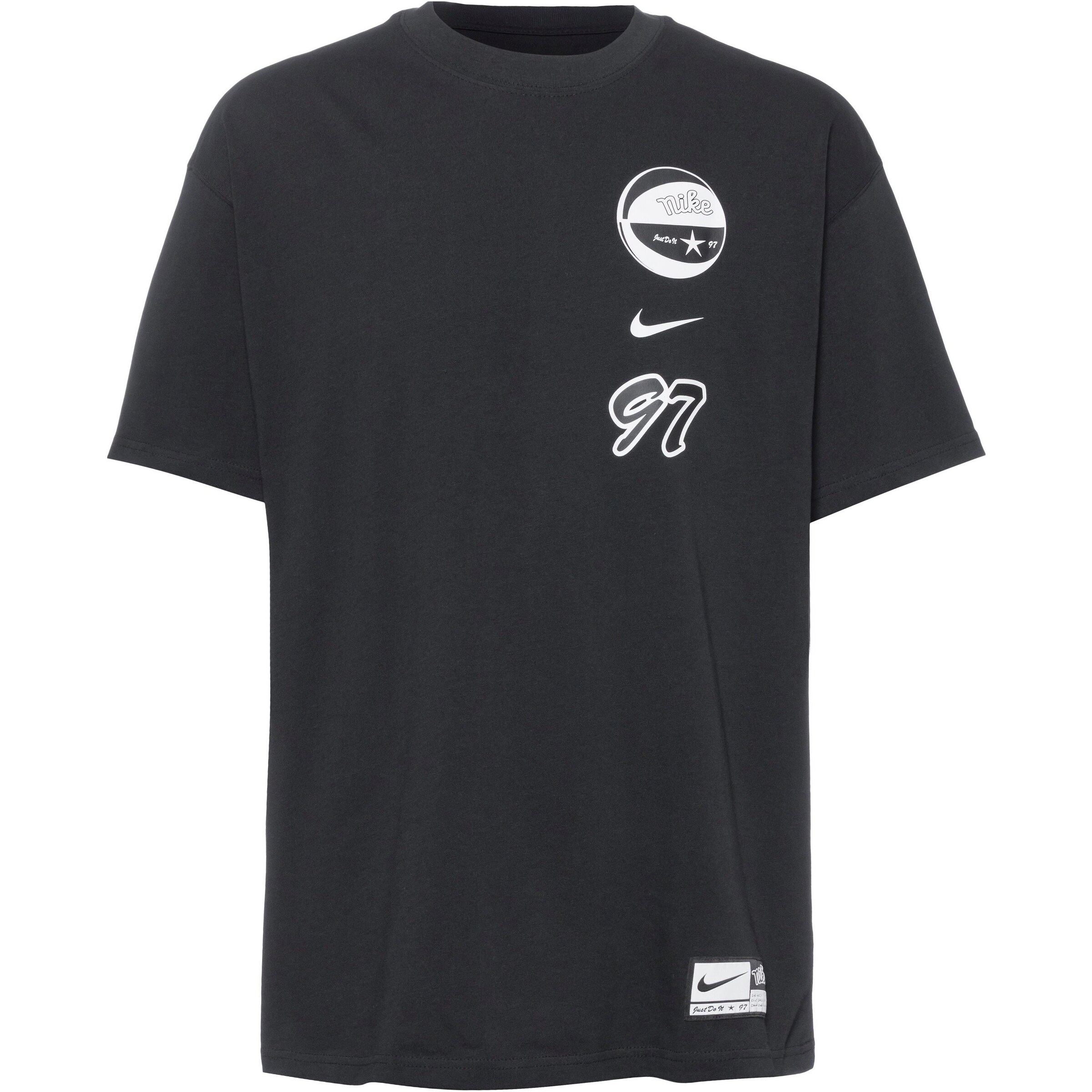 NIKE Funktionsshirt 'M90' in Schwarz: Vorderseite