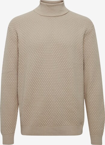 !Solid Sweater 'Clive' in Beige: front