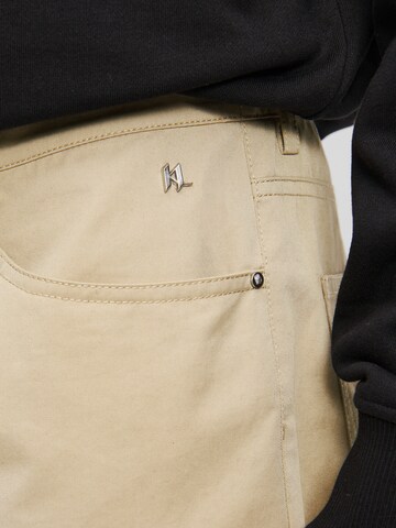 Karl Lagerfeld Regular Hose in Braun