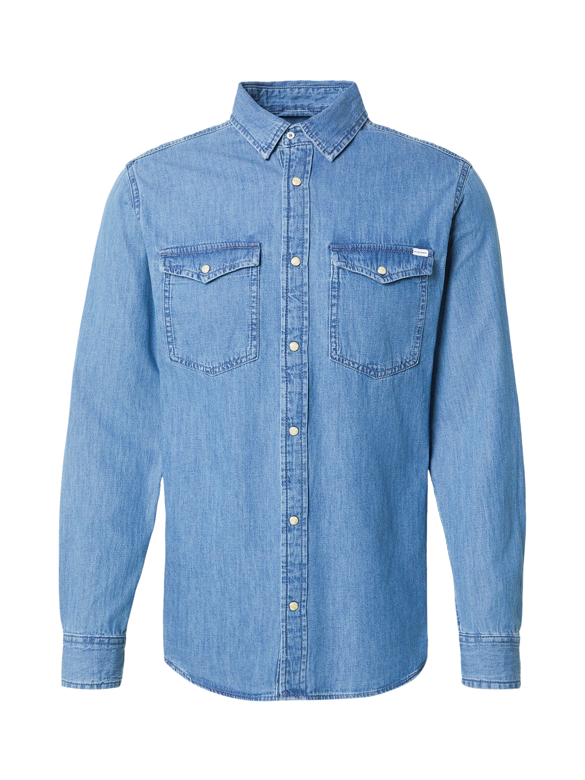 JACK & JONES Skjorte 'JWHSHERIDAN' i blå: forside