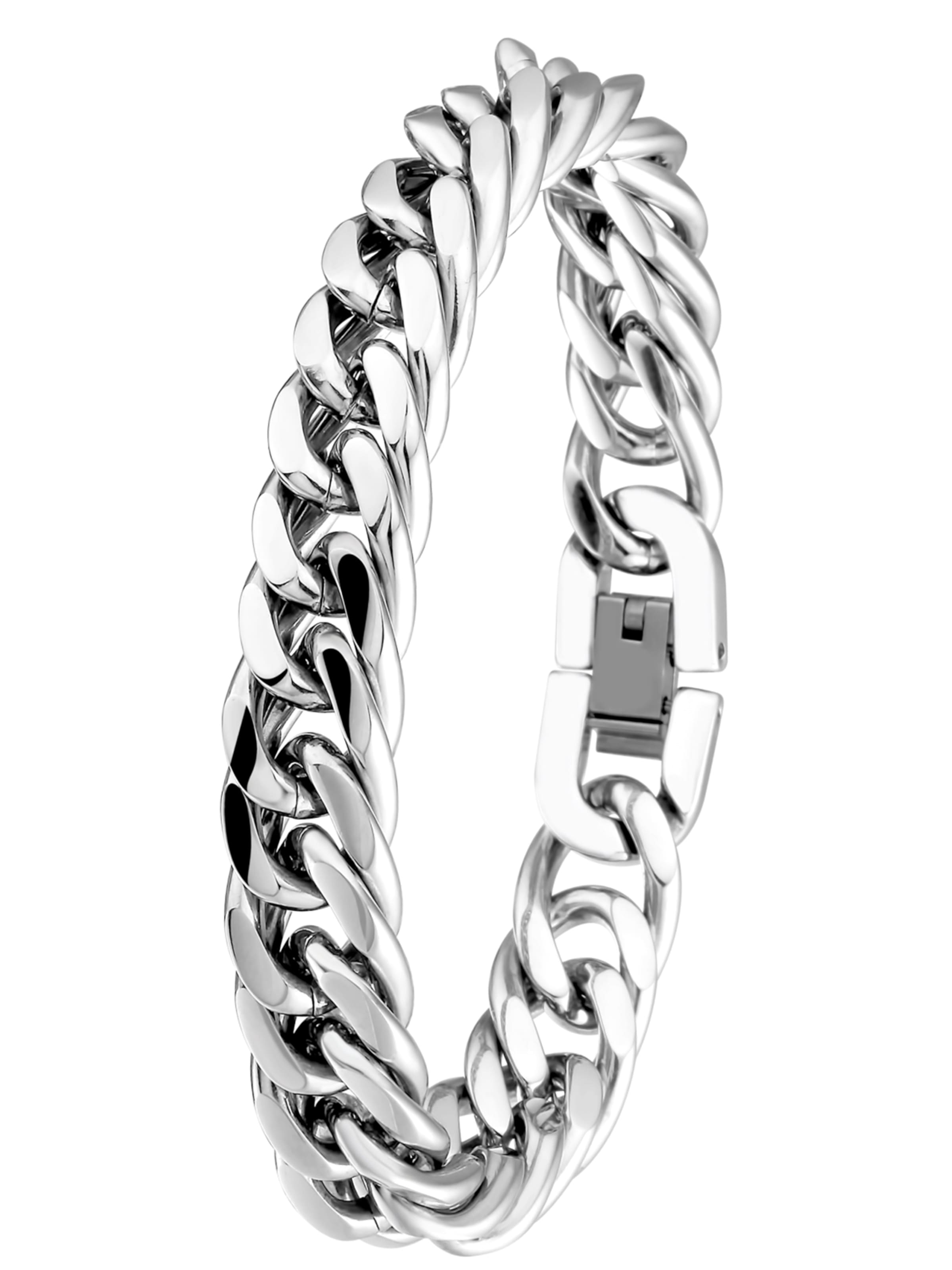 Bracelet Lucardi en argent : devant