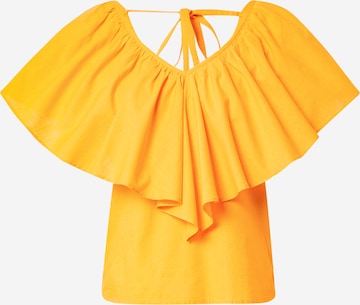 ICHI Blouse in Yellow: front