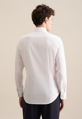 SEIDENSTICKER Slim Fit Hemd in Weiß