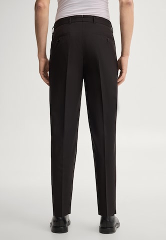 JOOP! Regular Trousers with creases in Brown