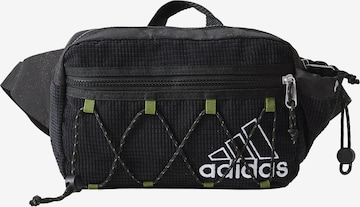 ADIDAS ORIGINALS - Riñonera 'waist' en negro: frente