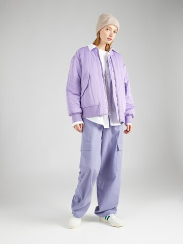 Dr. Denim Loose fit Cargo Pants 'Donna' in Purple