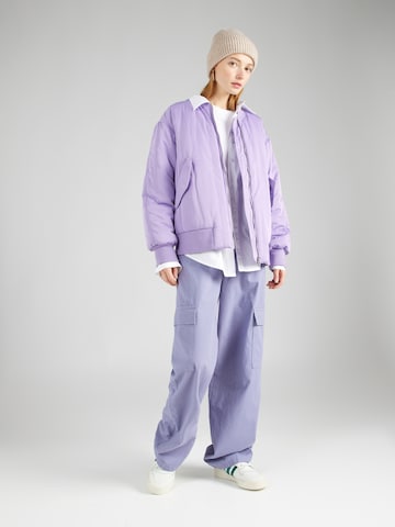 Loosefit Pantalon cargo 'Donna' Dr. Denim en violet