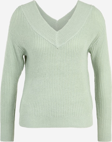 Only Petite Sweater 'MELTON' in Green: front